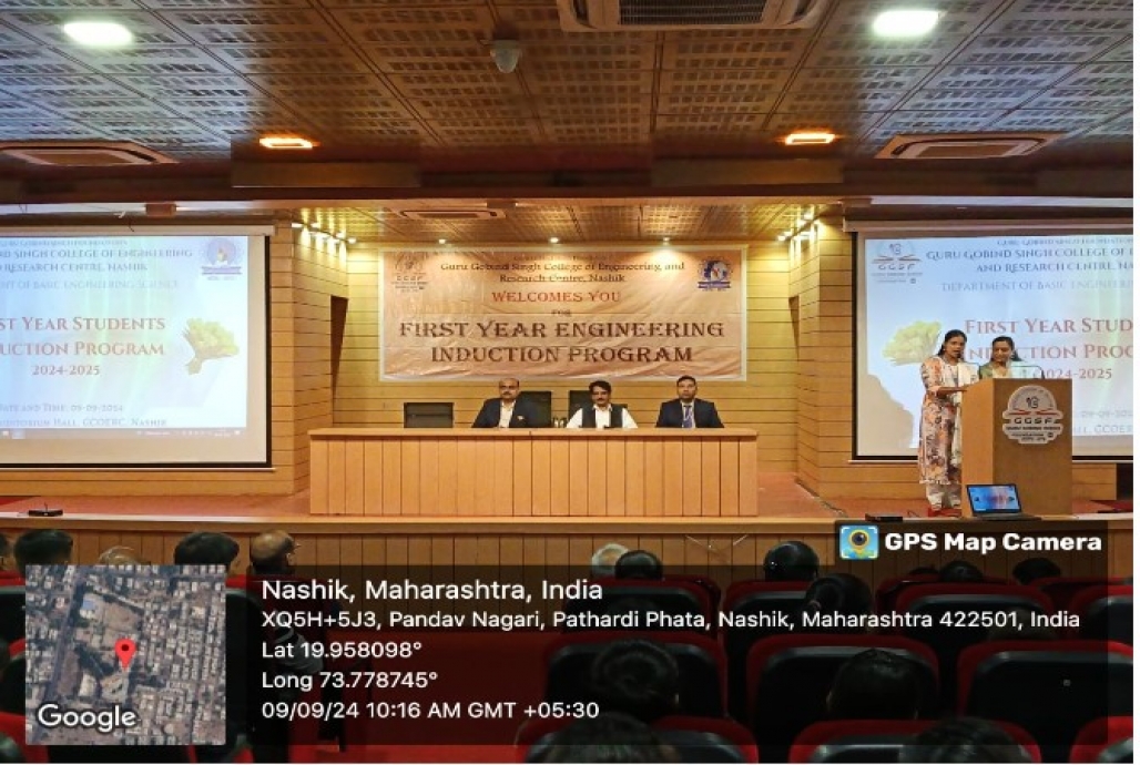 First Year Students Induction Program 2024-25